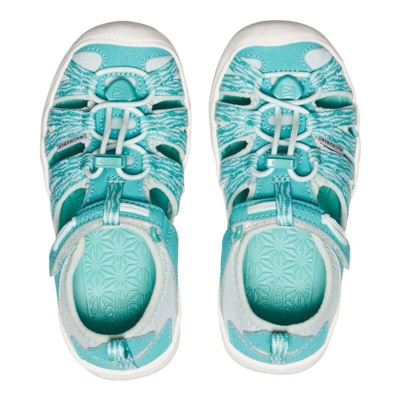 Keen Moxie Sandal Little Kid's Waterfall/Blue Glass