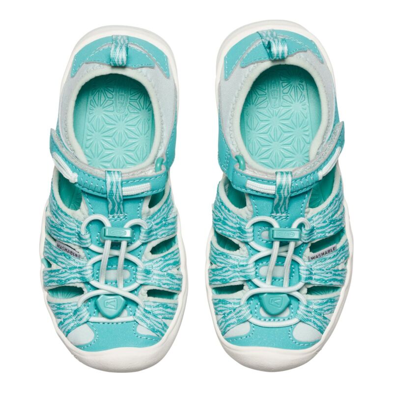 Keen Moxie Sandal Little Kid's Waterfall/Blue Glass