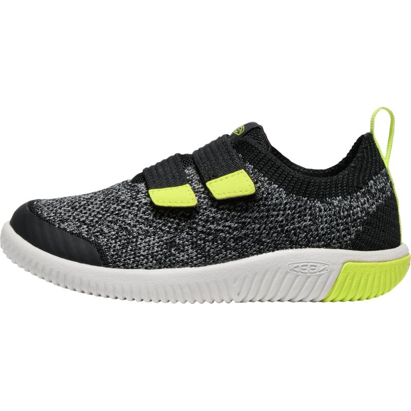 Keen KNX Knit Double Strap Little Kid's Black/Evening Primrose