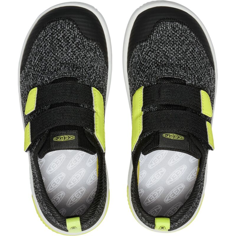 Keen KNX Knit Double Strap Big Kid's Black/Evening Primrose