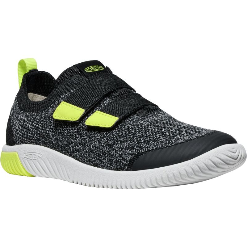 Keen KNX Knit Double Strap Big Kid's Black/Evening Primrose