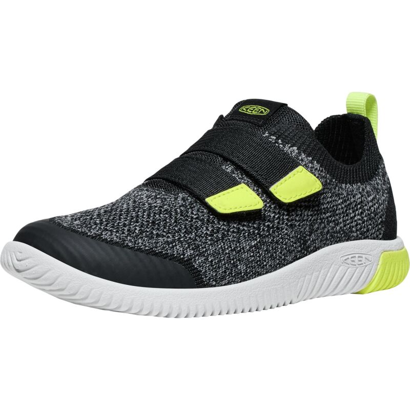 Keen KNX Knit Double Strap Big Kid's Black/Evening Primrose