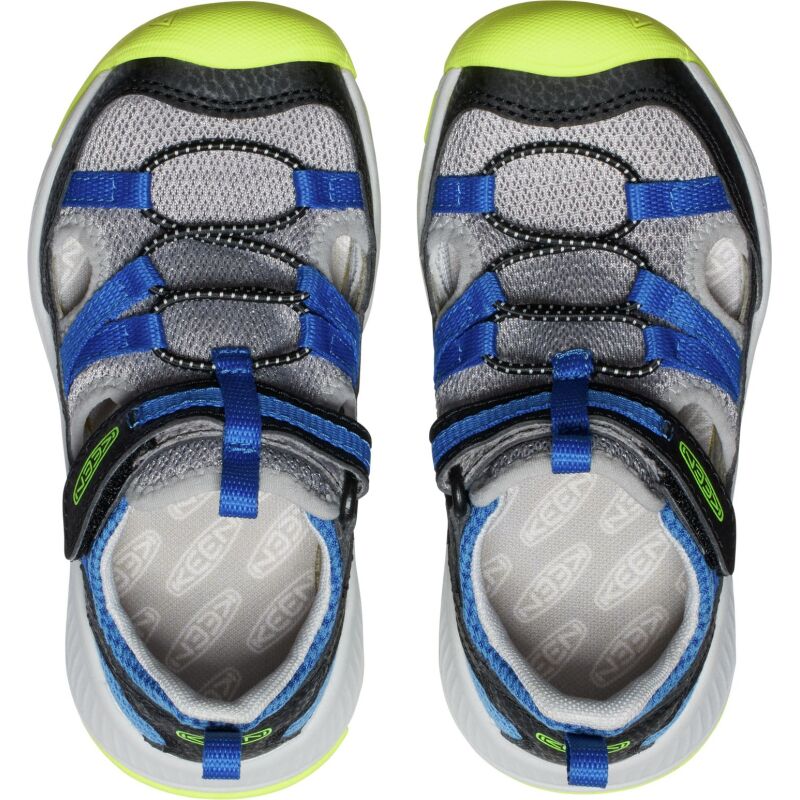 Keen Motozoa Sandal Little Kid's CLASSIC BLUE/EVENING PRIMROSE