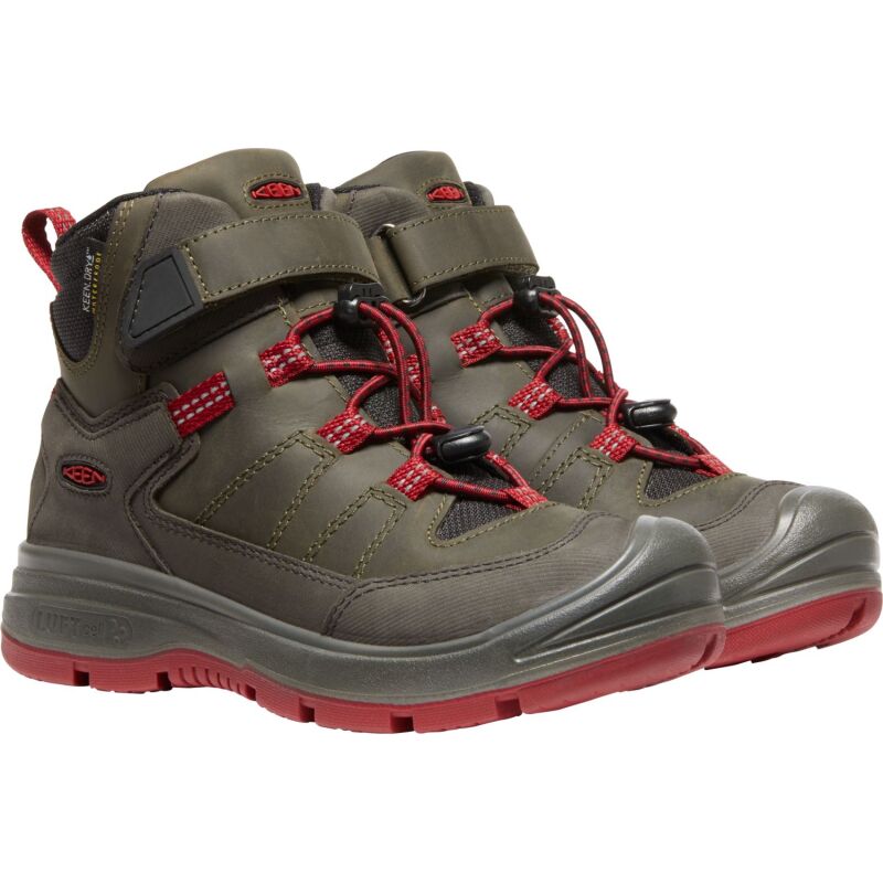 Keen Redwood Mid Wp 1023885 Steel Grey/Red Dahlia