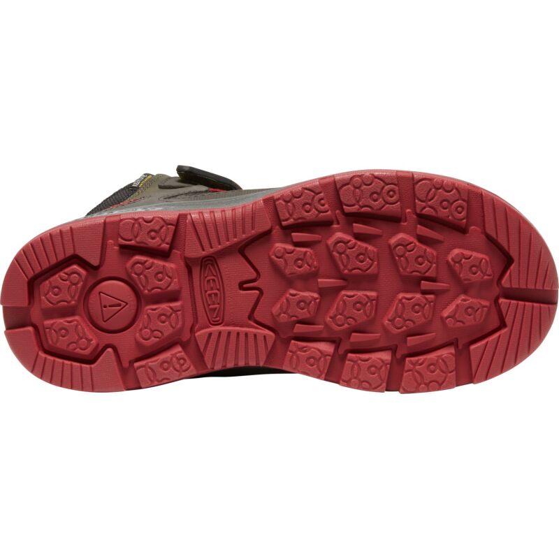 Keen Redwood Mid Wp 1023885 Steel Grey/Red Dahlia