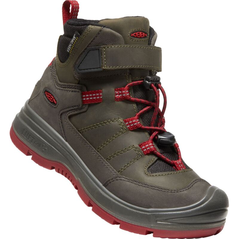 Keen Redwood Mid Wp 1023885 Steel Grey/Red Dahlia