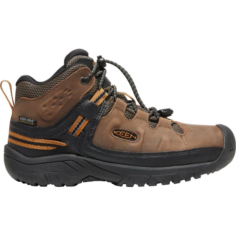 Keen TARGHEE MID WP YOUTH Dark Earth/Golden Brown