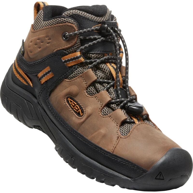Keen TARGHEE MID WP YOUTH Dark Earth/Golden Brown
