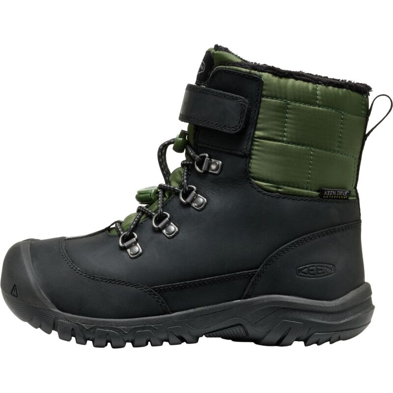 Keen Kanibou WP Big Kids' Black/Bronze Green