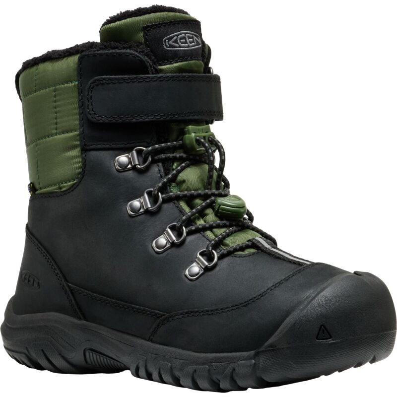 Keen Kanibou WP Big Kids' Black/Bronze Green