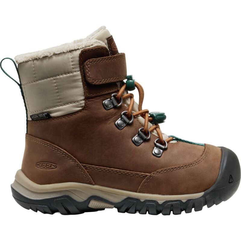 Keen Kanibou WP Little Kids' Dark Earth/Roasted Pecan
