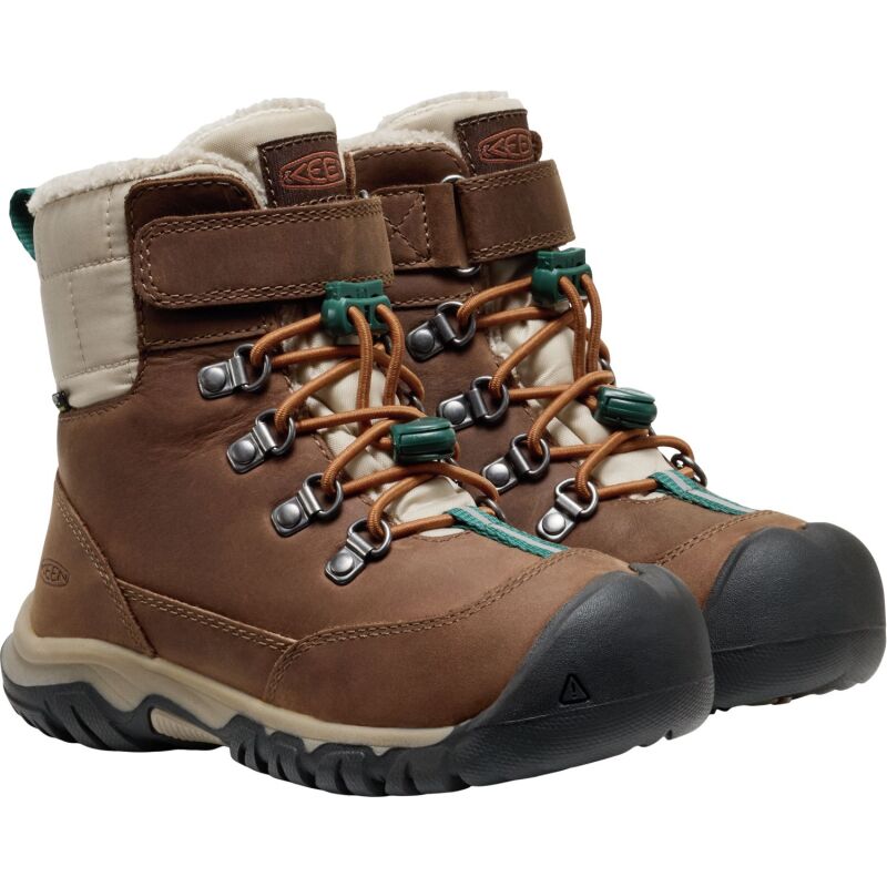 Keen Kanibou WP Little Kids' Dark Earth/Roasted Pecan