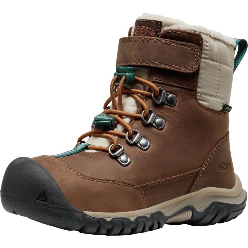Keen Kanibou WP Little Kids' Dark Earth/Roasted Pecan