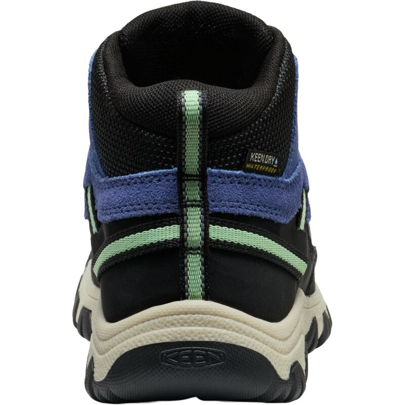 Keen Targhee IV Mid WP Big Kid's Skipper Blue/Hemlock