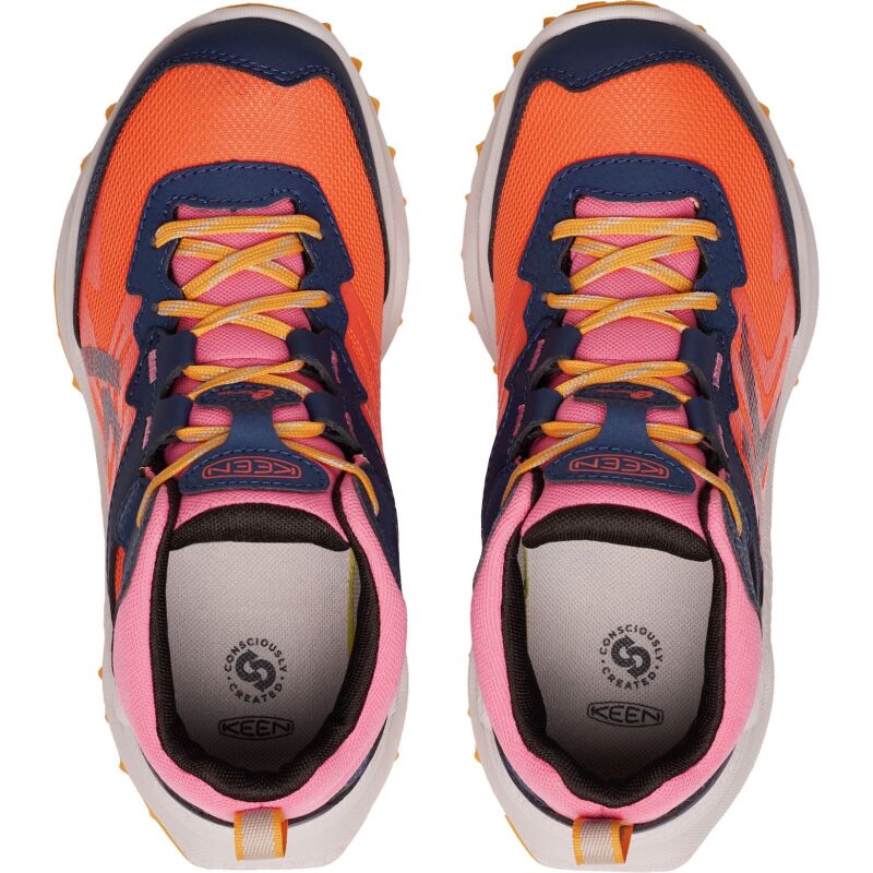 Keen Zionic Mid Wp Big Kids' Naval Academy/Nasturtium
