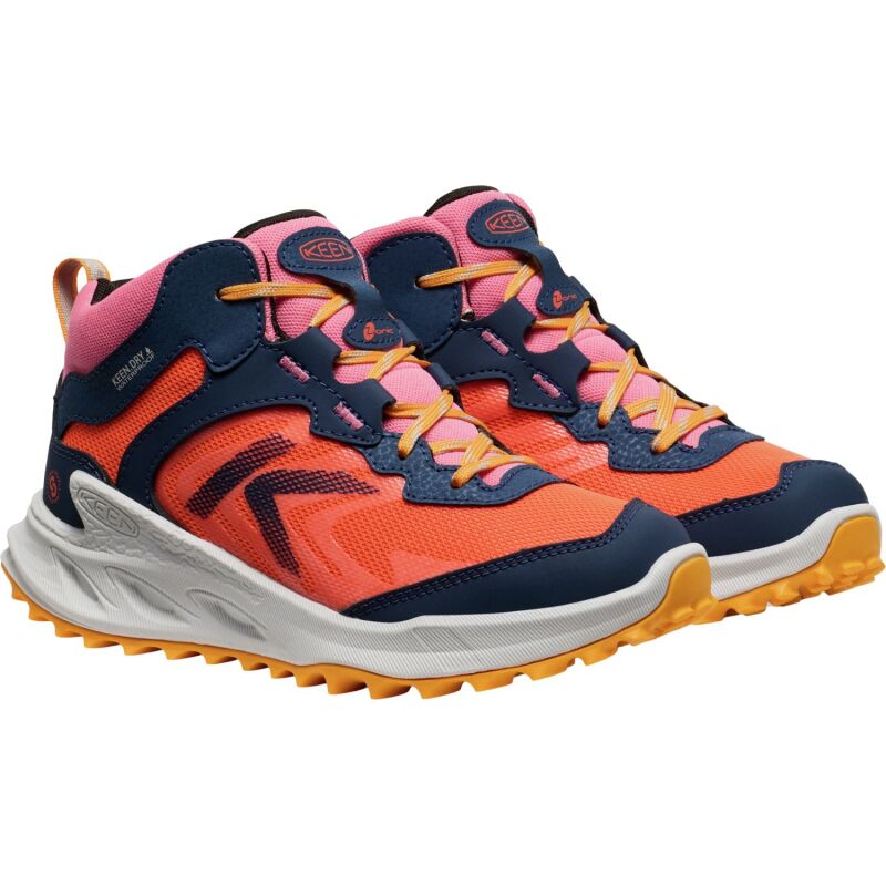 Keen Zionic Mid Wp Big Kids' Naval Academy/Nasturtium