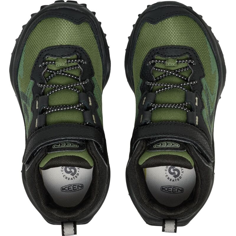 Keen Zionic Mid Wp Little Kids' Black/Bronze Green