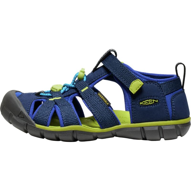 Keen Seacamp II CNX Big Kids' Naval Academy/Chartreuse