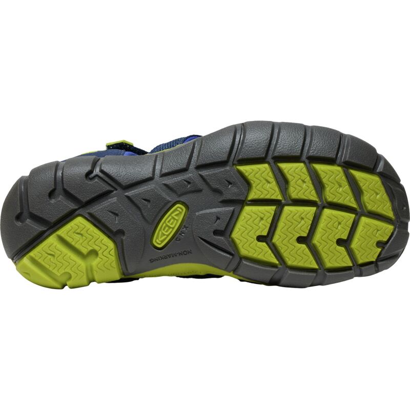 Keen Seacamp II CNX Big Kids' Naval Academy/Chartreuse