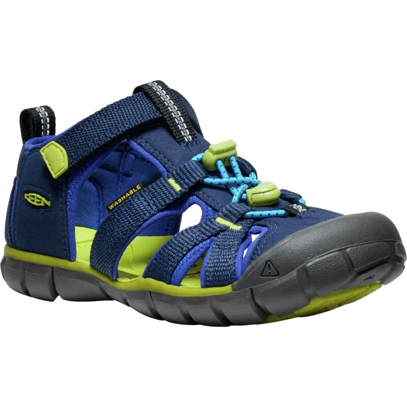 Keen Seacamp II CNX Big Kids' Naval Academy/Chartreuse