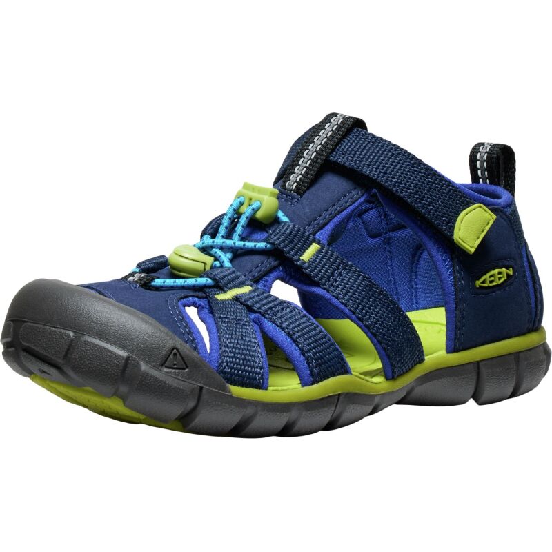 Keen Seacamp II CNX Big Kids' Naval Academy/Chartreuse