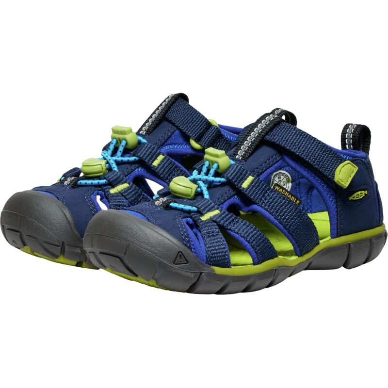 Keen Seacamp II CNX Little Kids' Naval Academy/Chartreuse
