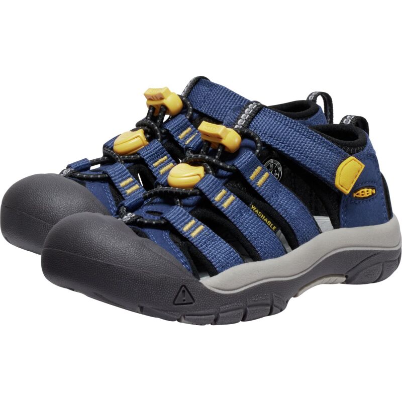 Keen Newport H2 Little Kids' Naval Academy/Keen Yellow