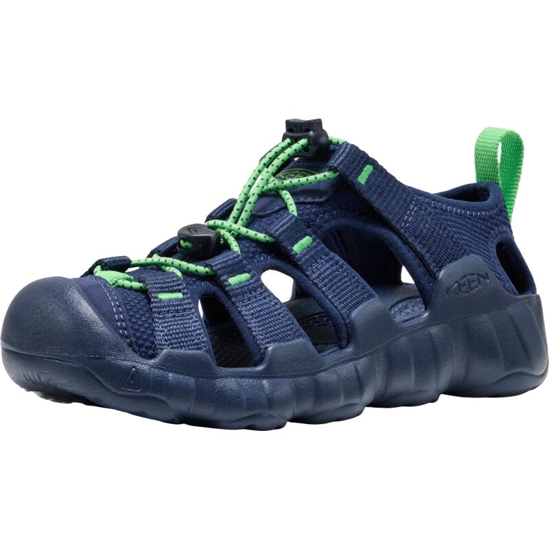Keen Hyperport H2 Big Kids' Naval Academy/Vibrant Green