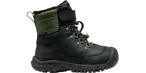 Keen Kanibou WP Little Kids' Black/Bronze Green