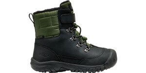 Keen Kanibou WP Big Kids' Black/Bronze Green